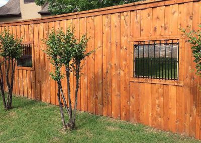 Unique Wood Privacy Fence Metal Gate