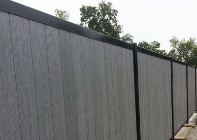 FenceTrac Composite & Metal Commercial Privacy Fence